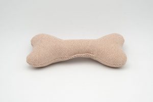 Stoffspielzeug für Hunde Knochen beige