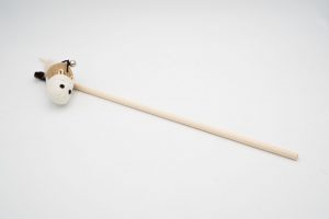 Stabspielzeug für Katzen mit Mausanhänger