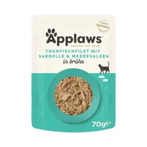 Applaws Cat Thunfischfilet & ganze Sardelle 70gP