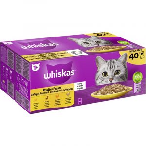 Whiskas  M.P. 1+ Geflügel Auswahl in Gelee 40x85gP